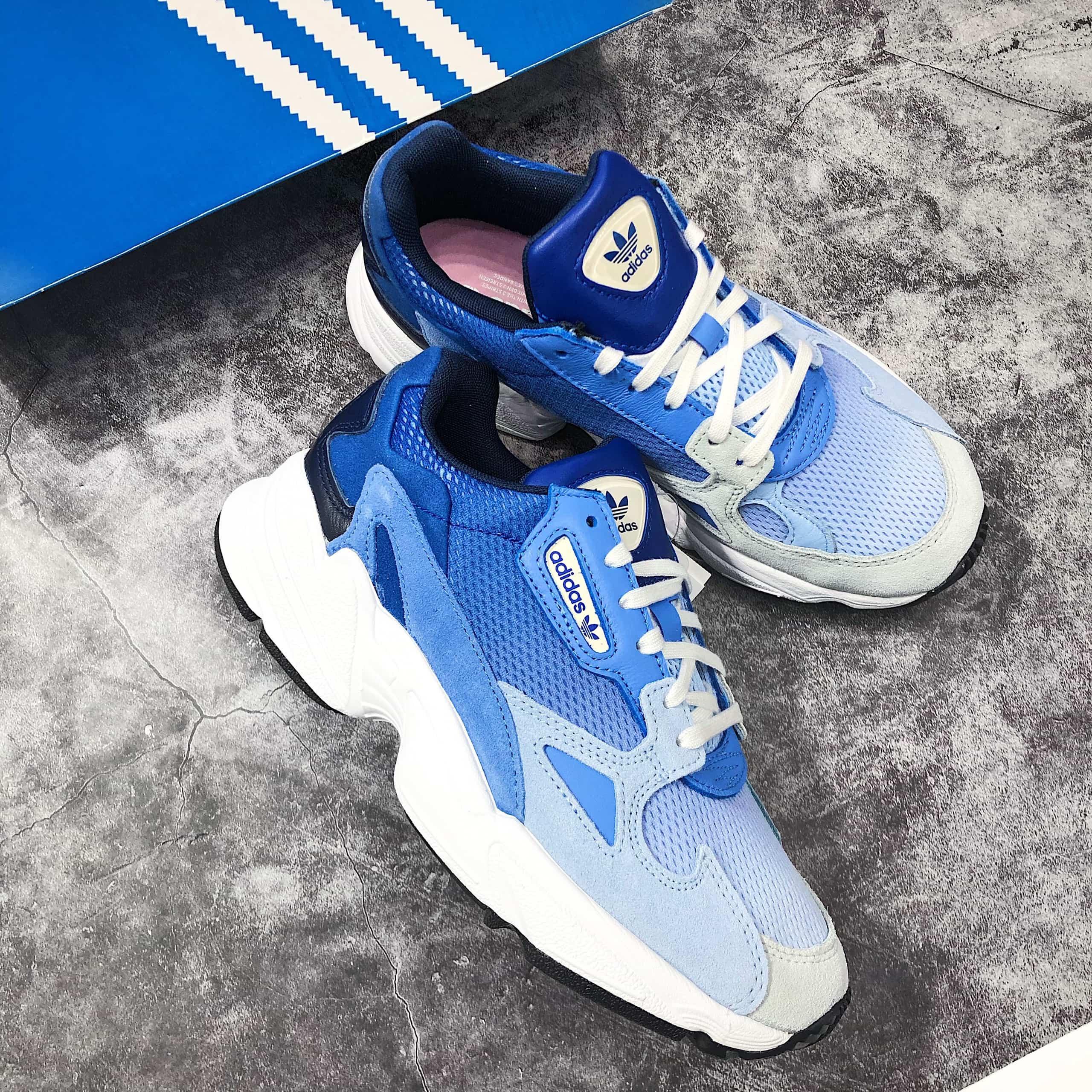 Giày Adidas Falcon Glow Blue EE5104 Size 38 2