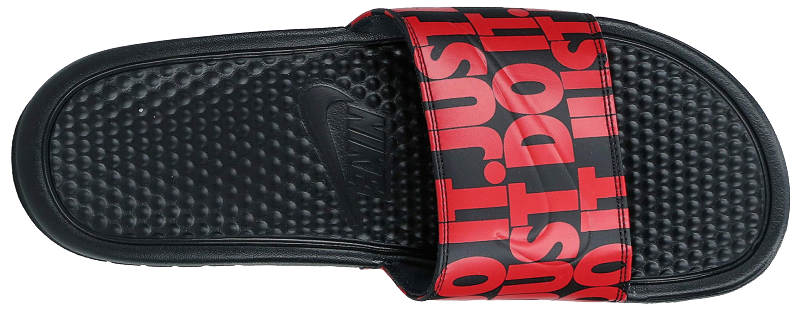 Dép Nike Benassi JDI Print Đen Logo Đỏ 631261-025 Size 40 1