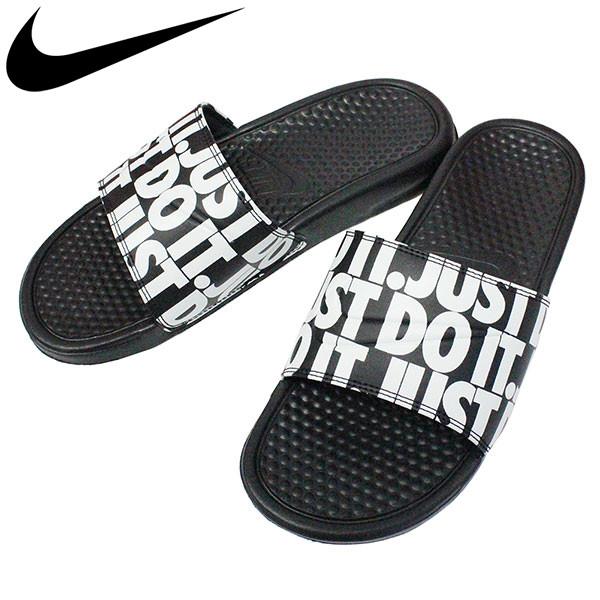Dép Nike Benassi JDI Print Đen Logo Trắng 631261-024 Size 40 3