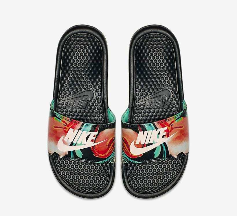 Dép Quai Ngang Nike Benassi JDI Floral 618919-019 Size 36.5 2