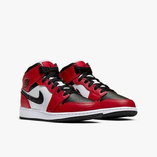 Giày Nike Jordan 1 Mid Chicago Black Toe Size 36 1