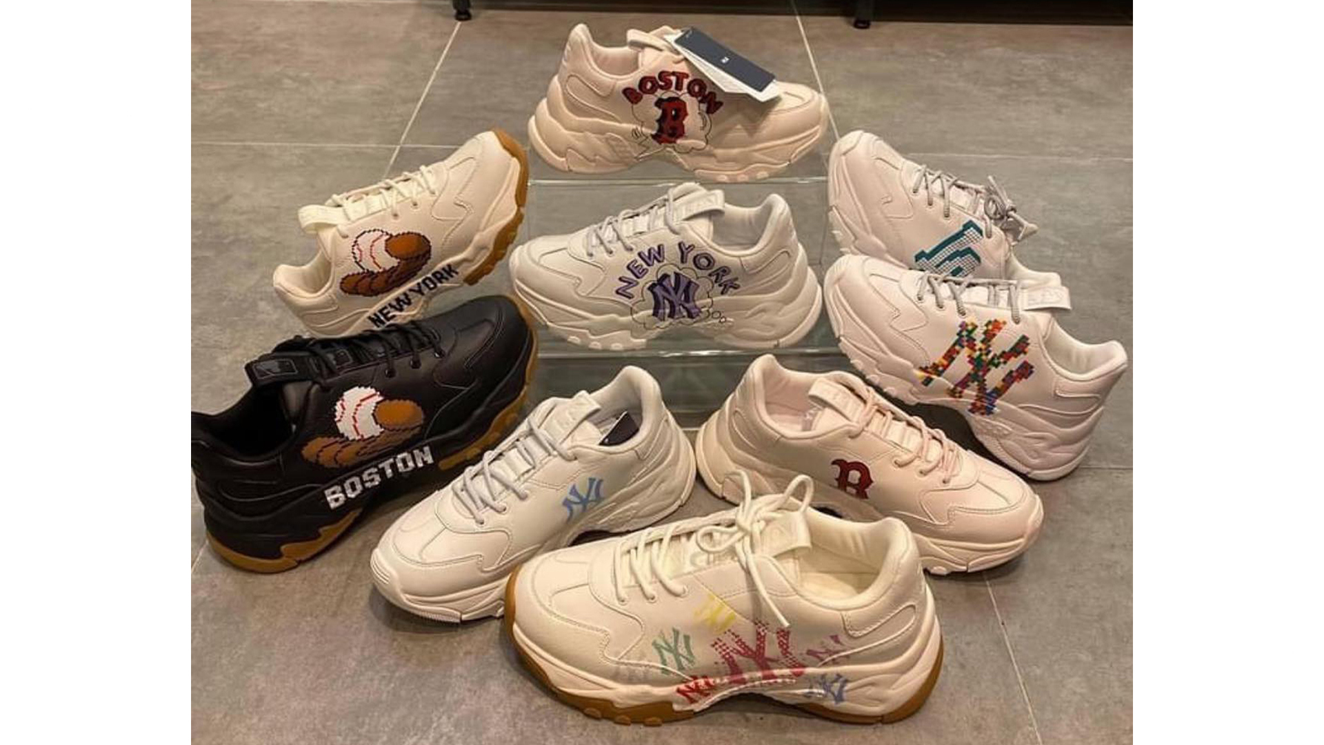 Tổng hợp các mẫu giày MLB Chunky Sneaker đình đám nhất hiện nay
