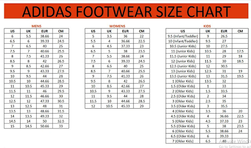Bảng size giày đá bóng chuẩn và cách chọn size giày đá bóng