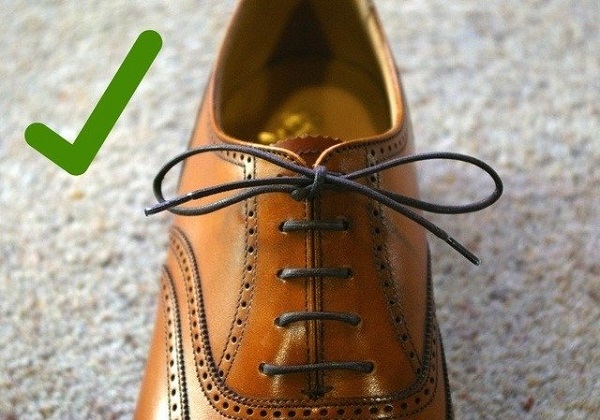 buộc dây giày tây đẹp, thắt dây giày tây 4 lỗ, cách buộc dây giày tây đẹp, các kiểu buộc dây giày tây, buộc giày tây giấu dây