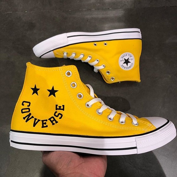 giày converse màu vàng, phối đồ với giày converse màu vàng, giày converse nữ màu vàng, giày converse nam màu vàng, giày converse cao cổ màu vàng