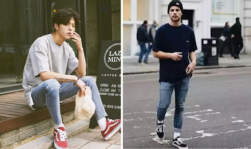 giày vans đi với tất gì, tất mang giày vans, tất đi với giày vans, đi giày vans đi tất gì
