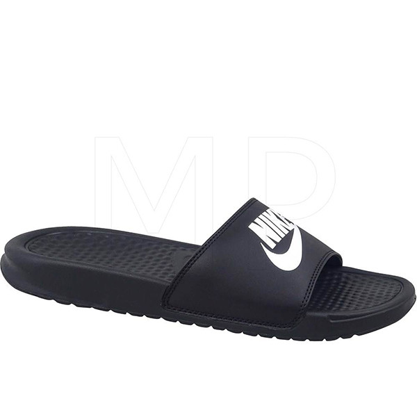 nike benassi white, Dép Nike Benassi Jdi Slide Black White 343881015, Nike Benassi Jdi Slide Black White 343881015