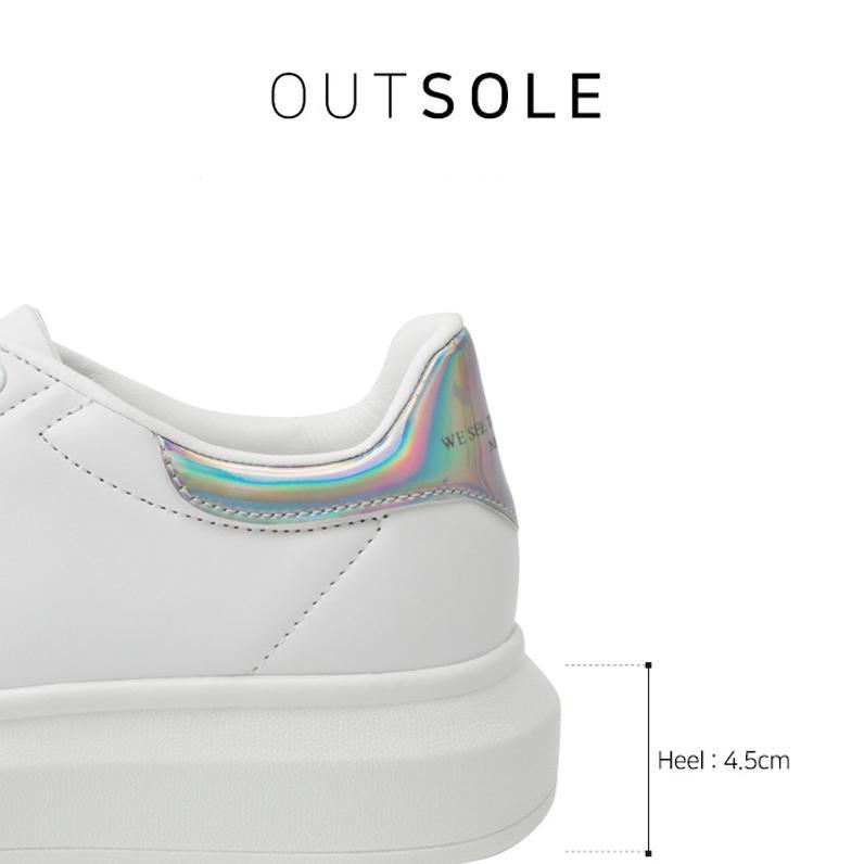 Giày Domba Nam Nữ High Point White Hologram H-9019, Giày Domba High Point White Hologram H-9019, Giày Domba High Point H-9019, Domba High Point White Hologram H-9019