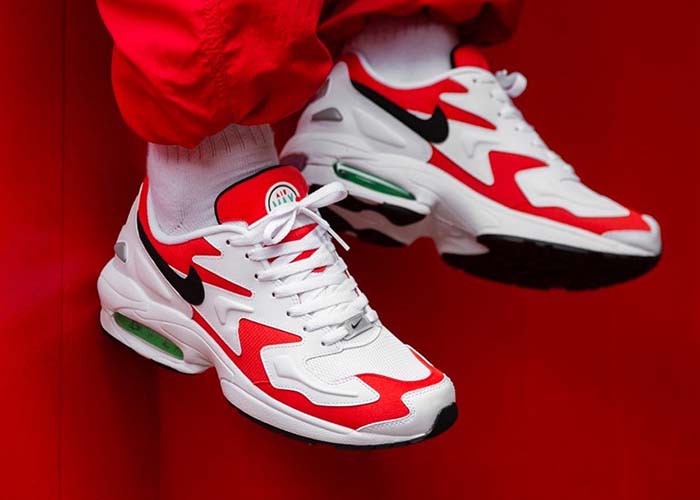 Giày Thể Thao Nike Air Max 2 Light Habanero Red
