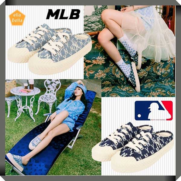 Shop MLB Korea 2023 SS Unisex Street Style Plain Logo Sandals by ACCESS