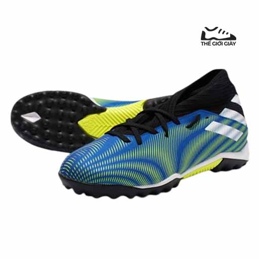 Giày đá bóng Adidas Nemeziz .3 HG/AG FW7410/ FW7407 màu xanh navy