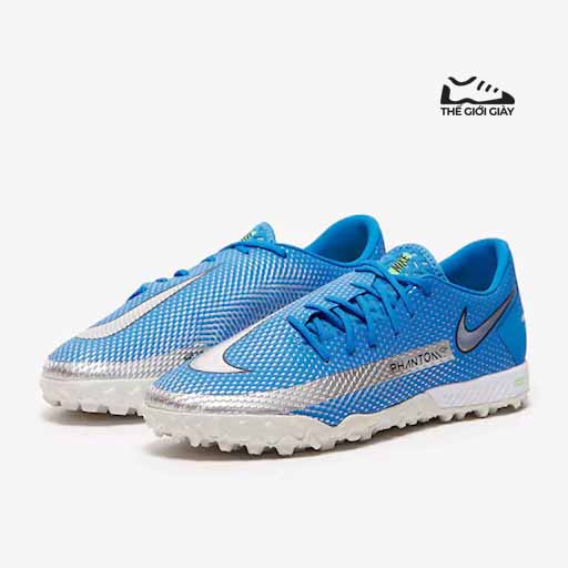 Giày đá bóng Nike Phantom GT Pro TF Spectrum CK8468-400 màu xanh bạc