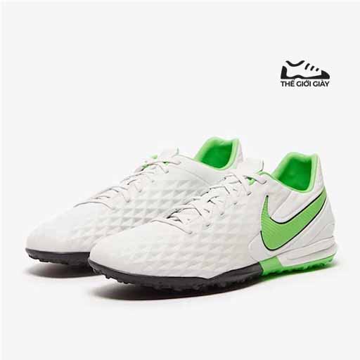 Giày đá bóng Nike Tiempo Legend 8 Pro TF Spectrum AT6136-030 màu trắng xanh