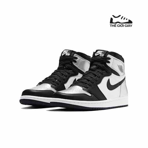 Giày Thể Thao Nike Jordan 1 Retro High Silver Toe CD0461-001