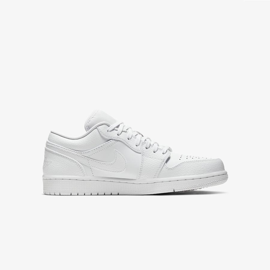 Giày Nike Jordan 1 Low All White Màu Trắng