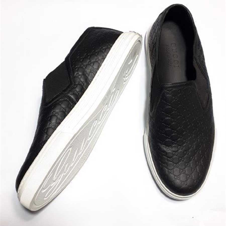 Giày Slip-on Gucci Mono Black Màu Đen