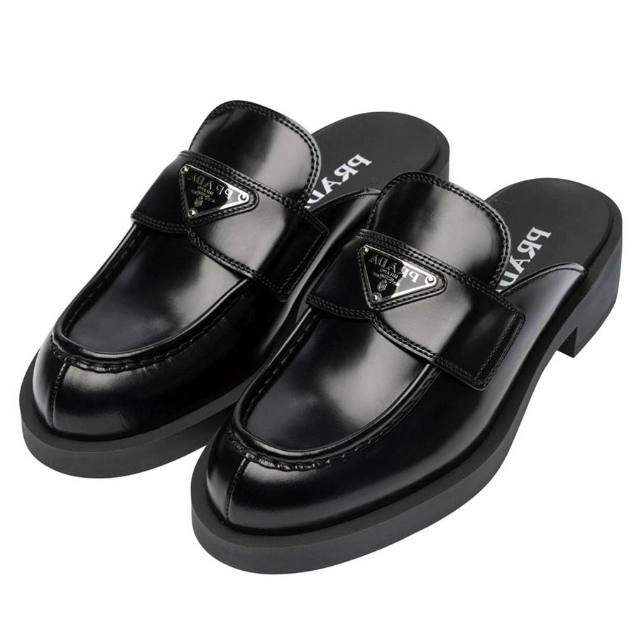 Giày Sục Prada Mules 1D652M 055 F0002 Màu Đen