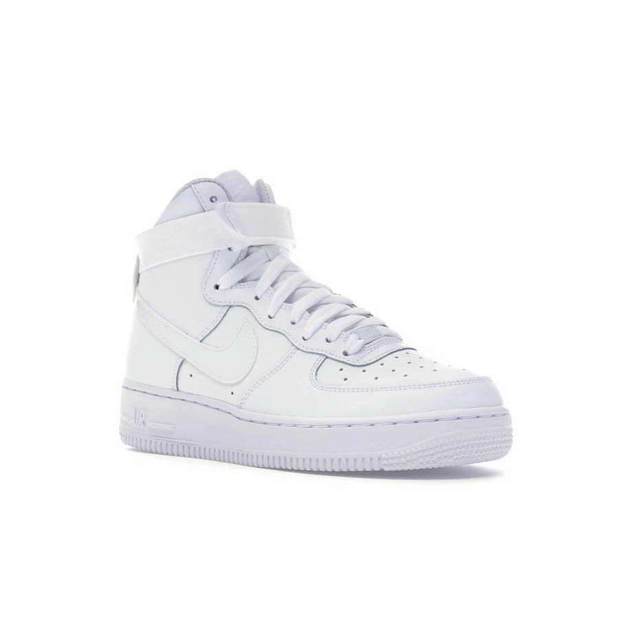 Giày Thể Thao Nike Air Force 1 High All White 653998 100
