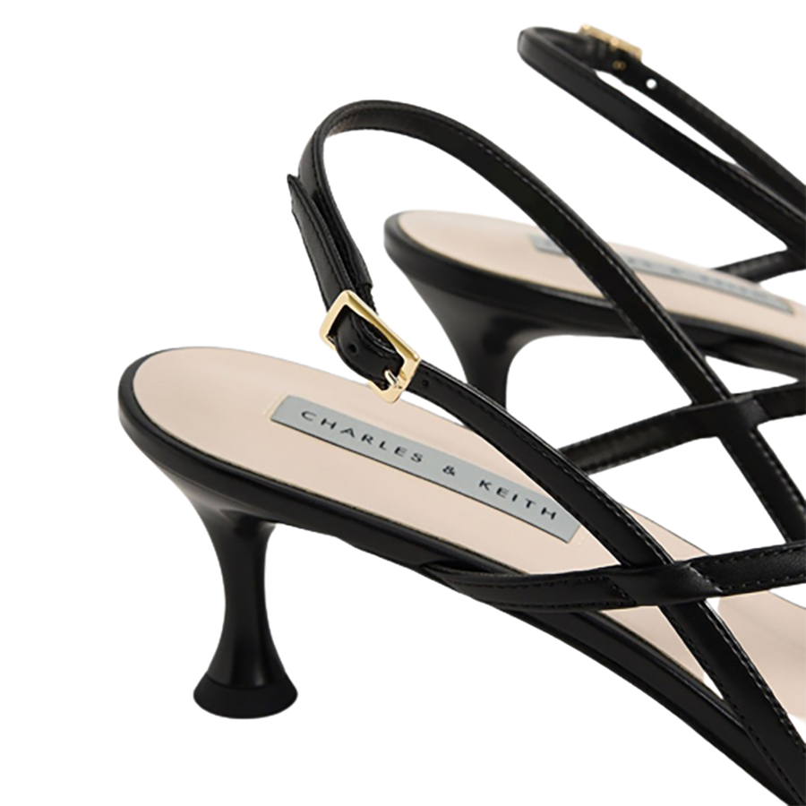 Buy Charles & Keith Black Slide Sandals for Women Online @ Tata CLiQ Luxury