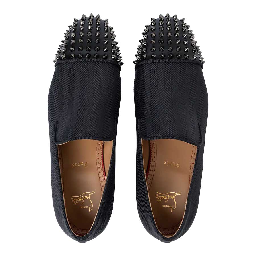 Giày Lười Christian Louboutin Loafer Spooky Flat Calf P/JACQ Màu