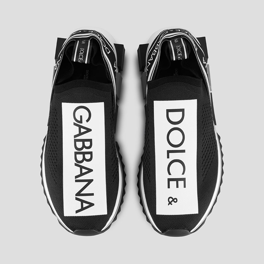 Giày Sneakers Dolce & Gabbana Sorrento Melt CS1713 AH677 89690 Màu Đen Trắng